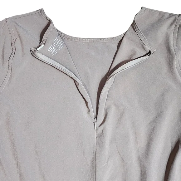 Albion Fit Going Places Midi Dress Tan Size Medium - Picture 5 of 12